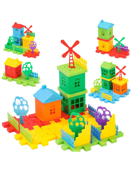 Bloques de Construcción KUTOI - 98 Piezas para Niños 3-10 Años Bloques de Construcción KUTOI - 98 Piezas para Niños 3-10 Años