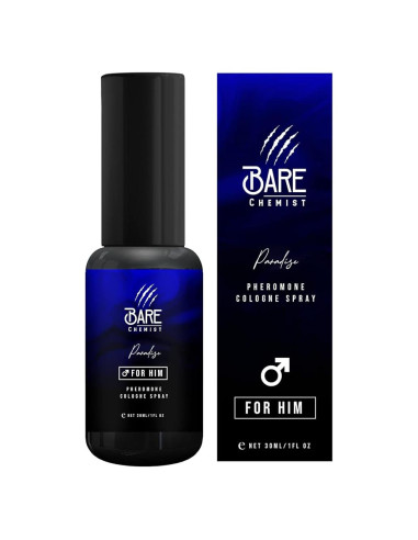 Colonia de Feromonas para Hombres Bare Chemist 30ml - Atrae Mujeres