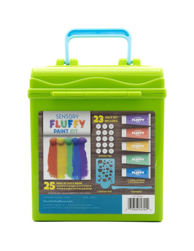 Kit de Pintura Sensorial Esponjosa Chuckle & Roar - 5 Colores