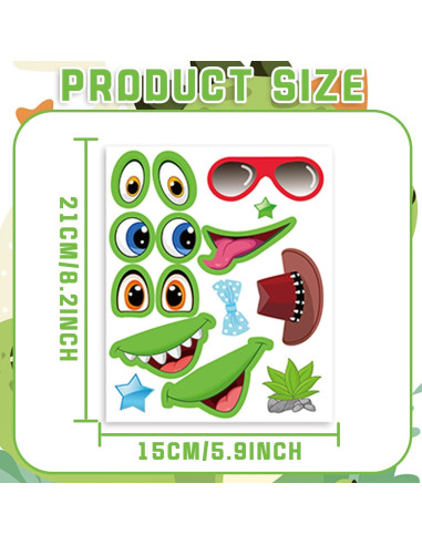Kit de Manualidades de Animales de la Selva WPDISCZ - 48 Piezas