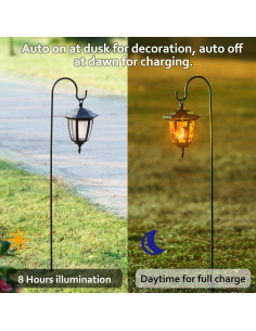 Luces Colgantes de Llama Solar Dynaming 2 Piezas LED Jardín 2