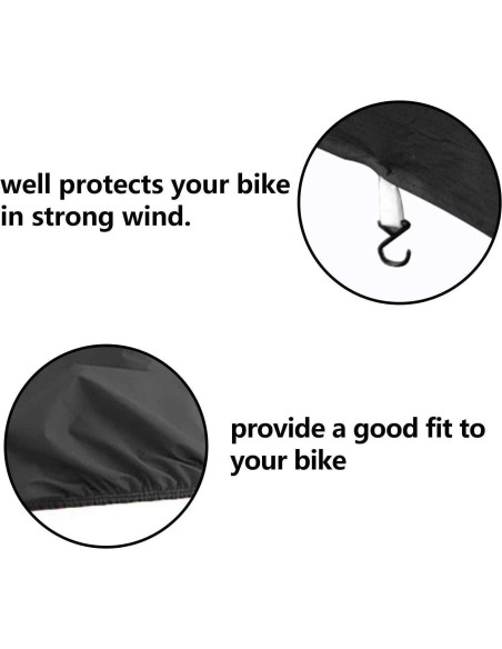 Cubierta de Motocicleta Interior WinPower 265x105x125 cm Cubierta de Motocicleta Interior WinPower 265x105x125 cm