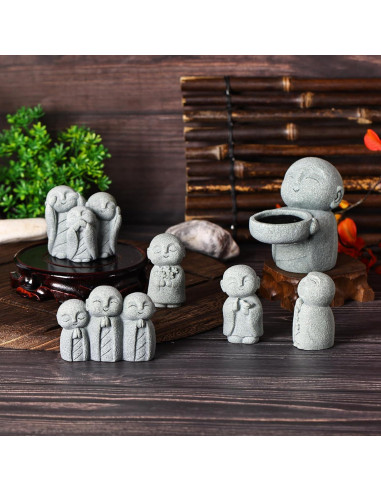 Estatua de Buda Mini de Arenisca Oliruim - Decoración Feng Shui