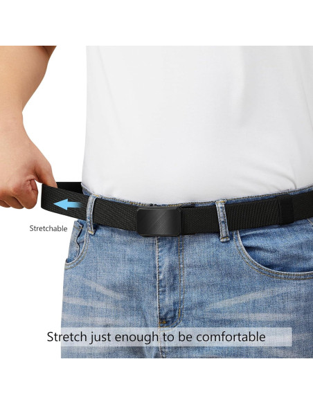 Cinturón Elástico Ratchet LionVII para Hombre Ajustable 3.49 cm Cinturón Elástico Ratchet LionVII para Hombre Ajustable 3.49 cm