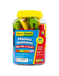 Fichas de Fonética Vocales Cortas Educational Insights - Set 84 Piezas