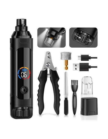 Cortador de Uñas Eléctrico para Mascotas Cuter MX30 - Silencioso y Recargable Cortador de Uñas Eléctrico para Mascotas Cuter MX30 - Silencioso y Recargable