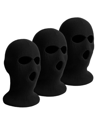 Máscara de Esquí de Cara Completa 3 Agujeros Unisex - Varios Colores