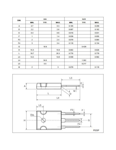 10 Transistores Mosfet N-Canal IRFP250 200V 33A TO-247 Bridgold