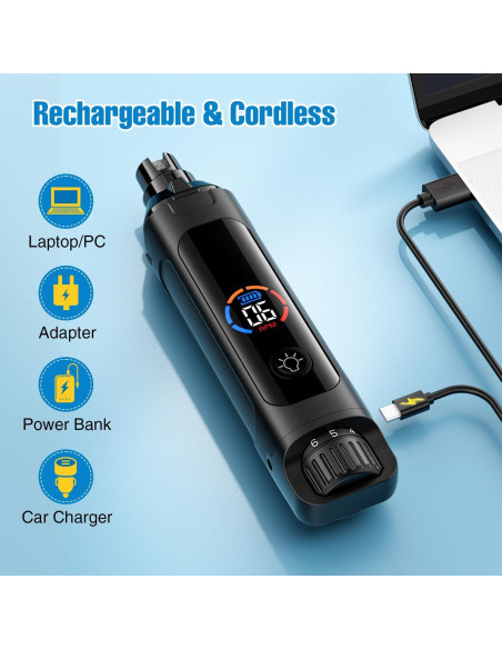 Cortador de Uñas Eléctrico para Mascotas Cuter MX30 - Silencioso y Recargable Cortador de Uñas Eléctrico para Mascotas Cuter MX30 - Silencioso y Recargable