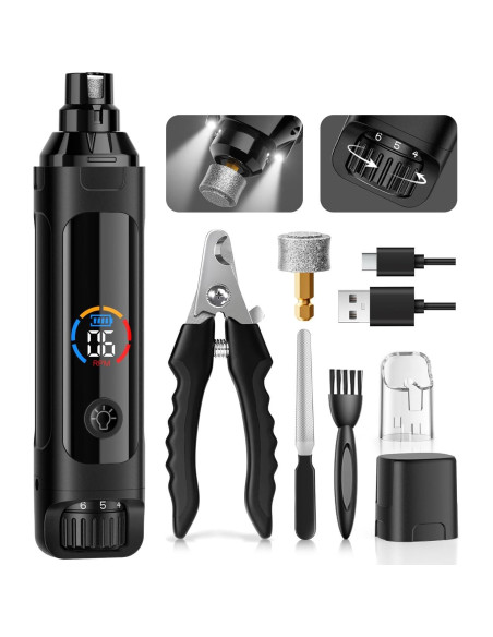 Cortador de Uñas Eléctrico para Mascotas Cuter MX30 - Silencioso y Recargable Cortador de Uñas Eléctrico para Mascotas Cuter MX30 - Silencioso y Recargable