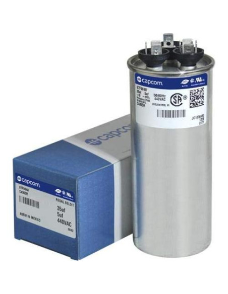 Capacitor Doble 35 + 5 uf MFD 440 Volt GE ClimaTek Capacitor Doble 35 + 5 uf MFD 440 Volt GE ClimaTek