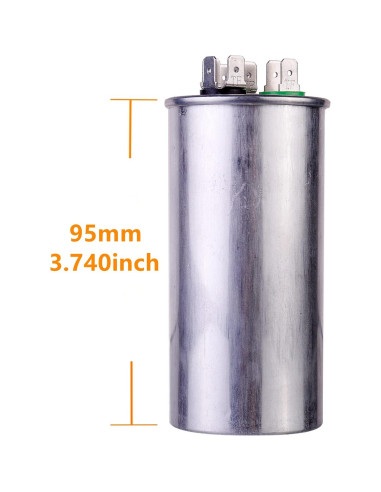 Capacitor CBB65B HUAREW 45/7.5 uF 370V/450V Doble Redondo