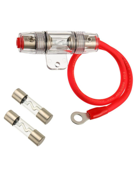 Soporte de Fusible AGU SIGANDG 60A con Cable de Cobre 1ft Soporte de Fusible AGU SIGANDG 60A con Cable de Cobre 1ft