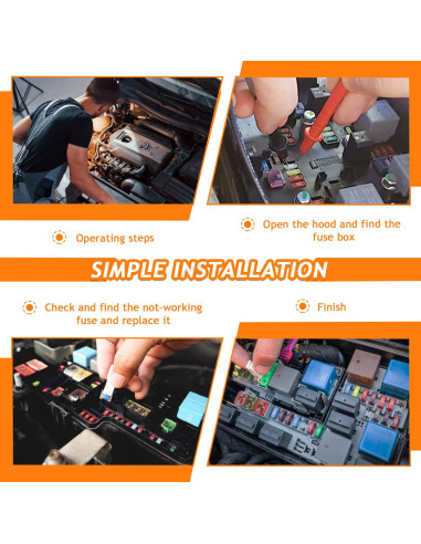 Disyuntor Manual E79 ATM 5A-30A para Automóvil y Barco