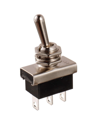 Interruptor de palanca BOJACK SPDT 12V 25A con tapa impermeable - Paquete de 2