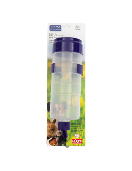 Botella de Agua Lixit 946 ml con Válvula Sin Goteo para Mascotas Botella de Agua Lixit 946 ml con Válvula Sin Goteo para Mascotas