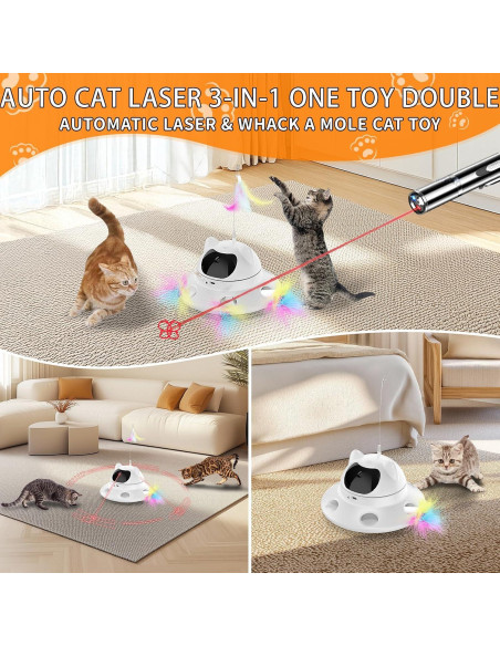 Juguete láser automático para gatos 3 en 1 - Shenzhen BK001 Juguete láser automático para gatos 3 en 1 - Shenzhen BK001