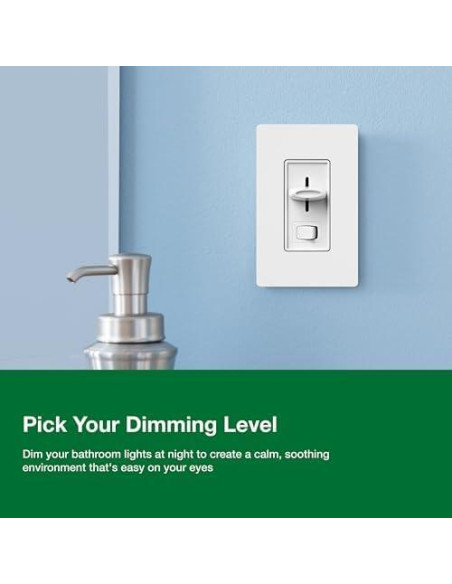 Interruptor Regulador Lutron Skylark LED+ Blanco 150W Interruptor Regulador Lutron Skylark LED+ Blanco 150W