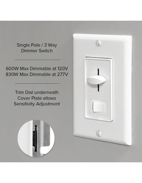 Interruptor Regulador de Voltaje 0-10V Maxxima MEW-DM600LV Interruptor Regulador de Voltaje 0-10V Maxxima MEW-DM600LV