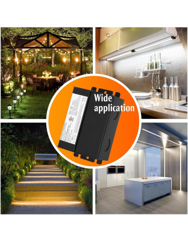 Controlador LED regulable 200W 24V Vanesa cUL TRIAC