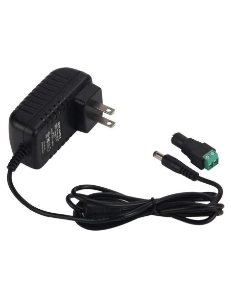 Adaptador de corriente 12V 1A Signcomplex para tiras LED Adaptador de corriente 12V 1A Signcomplex para tiras LED