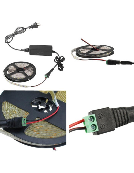 Adaptador de corriente 12V 1A Signcomplex para tiras LED Adaptador de corriente 12V 1A Signcomplex para tiras LED