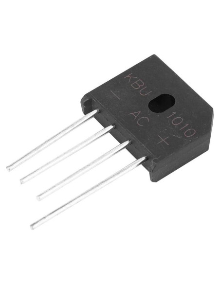 Puente Rectificador 10A 1000V Hilitand 4-Pin (5pcs) Puente Rectificador 10A 1000V Hilitand 4-Pin (5pcs)