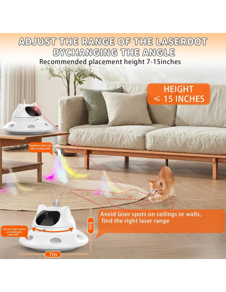 Juguete láser automático para gatos 3 en 1 - Shenzhen BK001 Juguete láser automático para gatos 3 en 1 - Shenzhen BK001