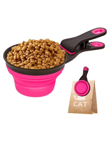 Cucharón Plegable de Silicona para Comida de Perro 473ml