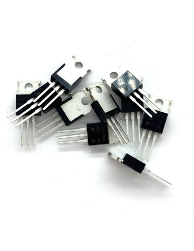 5 Transistores MOSFET IRF740 TO-220 400V 10A Vishay