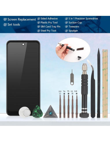 Reemplazo Pantalla LCD Motorola Moto G Play 2023 Negro
