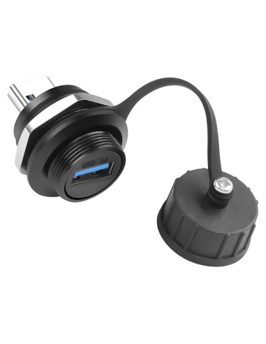 Conector USB 3.0 Impermeable QIANRENON Macho a Hembra 5Gbps