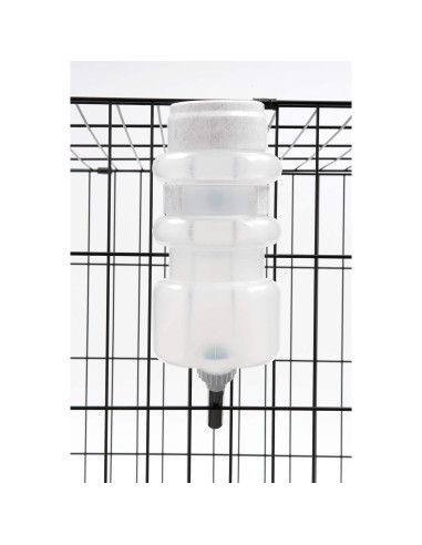 Botella de Agua Lixit 1306 ml para Perros Sin Goteo Blanca
