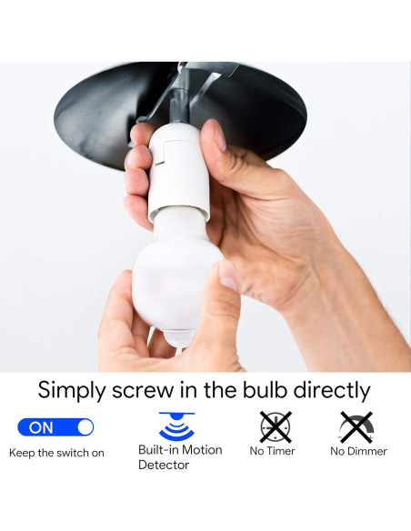 Bombilla LED con Sensor de Movimiento Yankon 8.5W 3000K 2P Bombilla LED con Sensor de Movimiento Yankon 8.5W 3000K 2P