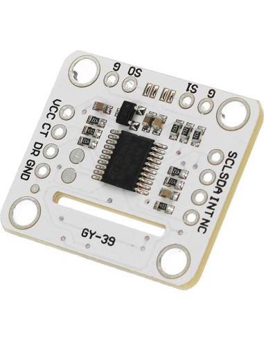 Sensor GY-39 HiLetgo 4 en 1: Luz, Temperatura, Humedad y Presión