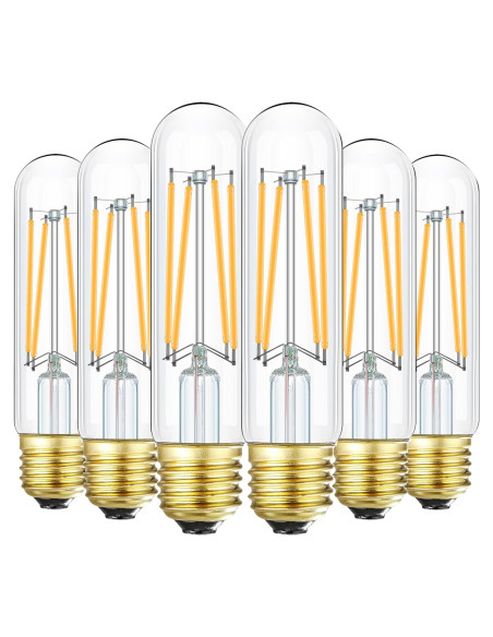Bombilla LED E26 Regulable 8W 3000K Blanca Suave 6 Pack Bombilla LED E26 Regulable 8W 3000K Blanca Suave 6 Pack