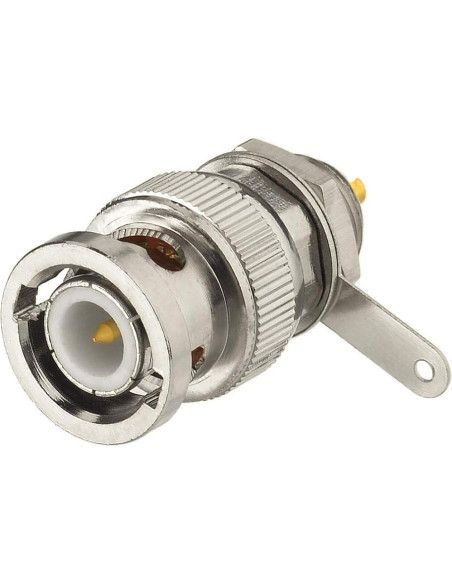 Conector BNC Macho Pasante Soldadura 5pcs wlaniot 50 Ohm Conector BNC Macho Pasante Soldadura 5pcs wlaniot 50 Ohm