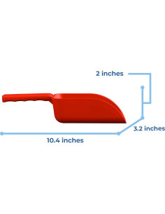 Cucharón de Plástico Remco 63004 16 oz Rojo Sin BPA 2