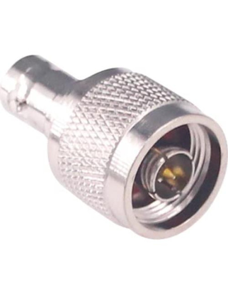 Adaptador Coaxial RF N Macho a BNC Hembra 2 Pcs - RFaha Adaptador Coaxial RF N Macho a BNC Hembra 2 Pcs - RFaha