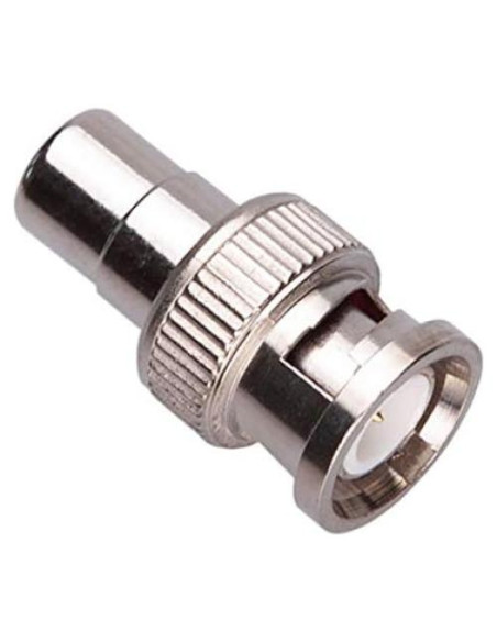 Adaptador BNC Macho a RCA Hembra Keple Niquelado 19.94g Adaptador BNC Macho a RCA Hembra Keple Niquelado 19.94g