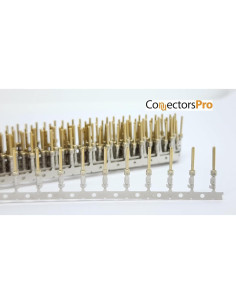 Conectores Macho Crimp D-Sub 200 Pines Niquelados en Oro 2