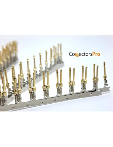 Conectores Macho Crimp D-Sub 200 Pines Niquelados en Oro