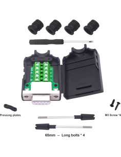 Placa Conector DB9 Femenino Sin Soldadura YARCHON 2 Piezas 2