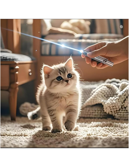Puntero láser recargable Koackl para gatos y perros 3 luces Puntero láser recargable Koackl para gatos y perros 3 luces
