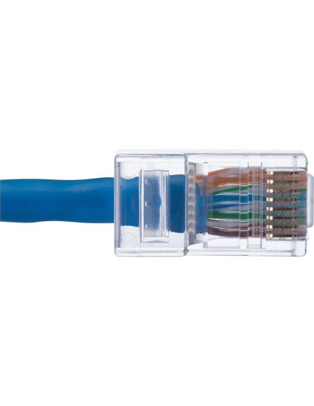 Conector Modular RJ-45 8P8C Feed-Thru Ideal 85-370 CAT5e 25 Unidades Conector Modular RJ-45 8P8C Feed-Thru Ideal 85-370 CAT5e 25 Unidades