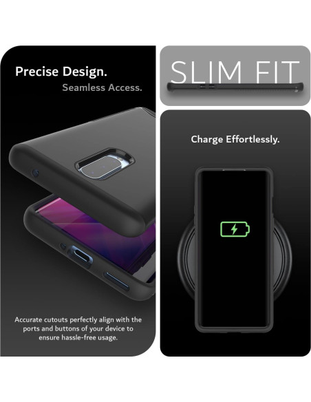 Funda TUDIA para OnePlus 8 Doble Capa Negro Mate Funda TUDIA para OnePlus 8 Doble Capa Negro Mate