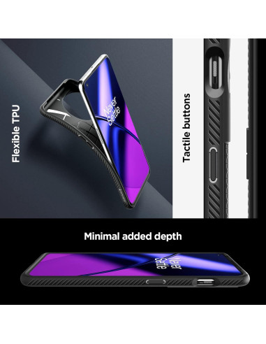 Funda Spigen Liquid Air para OnePlus 11 - Negro Mate