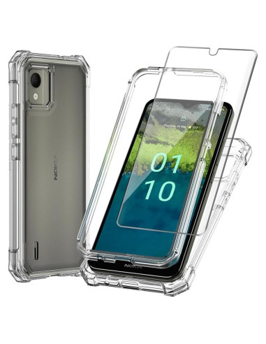 Funda híbrida para Nokia C110 con protector de pantalla