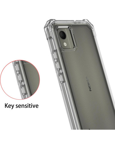Funda híbrida para Nokia C110 con protector de pantalla