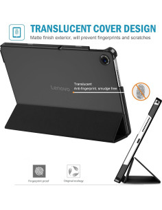 Funda ProCase para Lenovo Tab 10.1 2025 - Negro Delgado 2